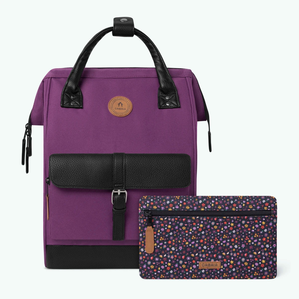 Adventurer purple Medium Backpack Cabaïa