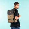 city-khaki-medium-backpack