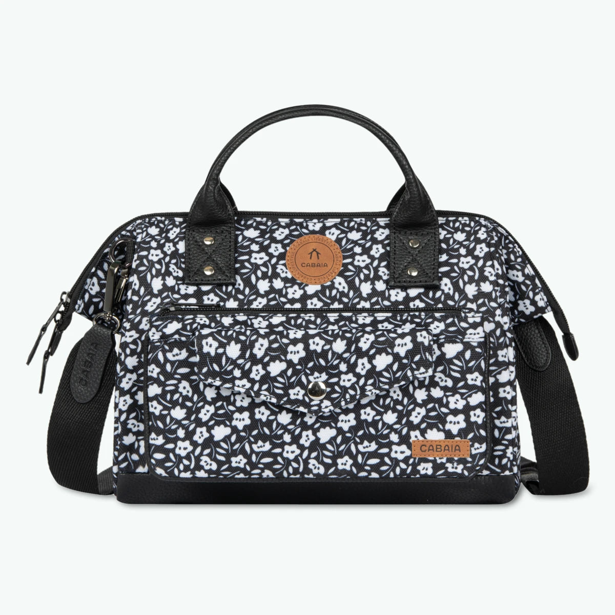 Pochette Bandoulière Cabaia - Couleur Camel - Tissu - Neuf Avec étiquettes