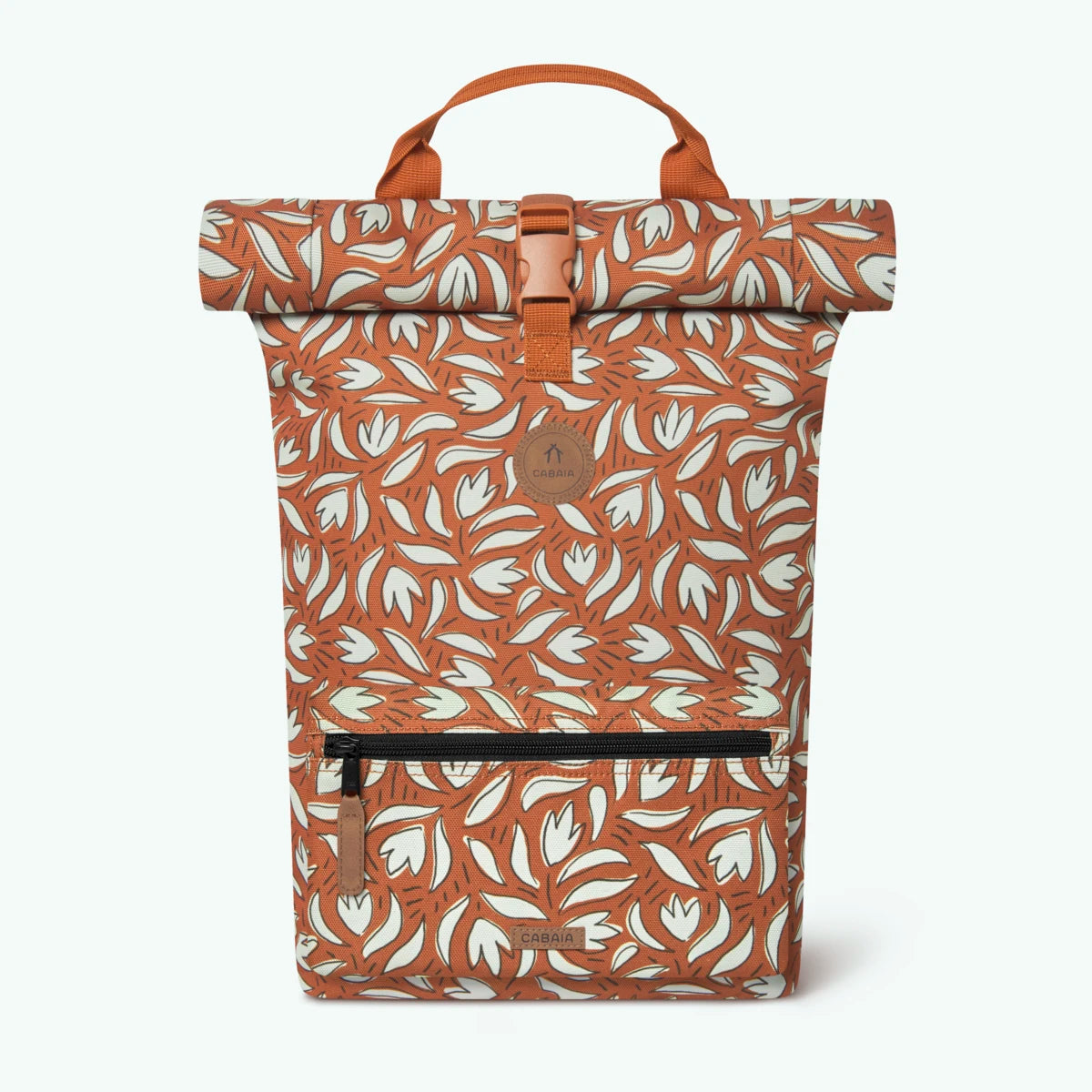 Cabaia Adventurer Small Sumatra - Zaino Cammello 12L, Con 2 Tasche Frontali Intercambiabili, Scomparto Laptop 10.5", Unico