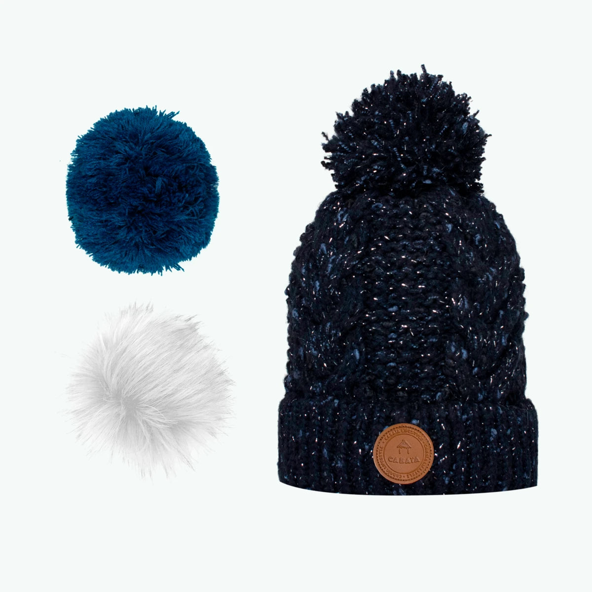 Beanie Brick Lane Navy Poar - Cabaïa Europe - 