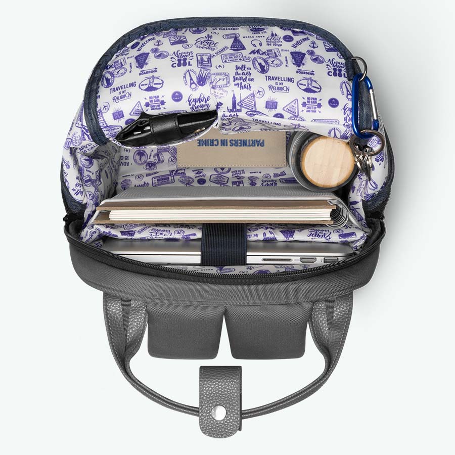 Grigio vecchia scuola - Medio - Zaino - Senza tasche - Cabaïa Europe - 