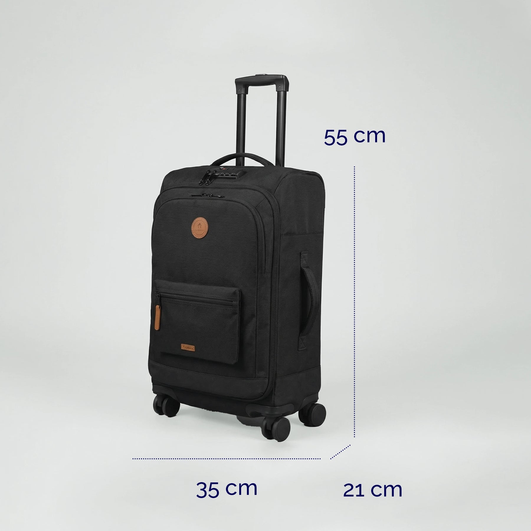 4-Wheel Soft Suitcase Small Cagliari - Cabaïa Europe - 