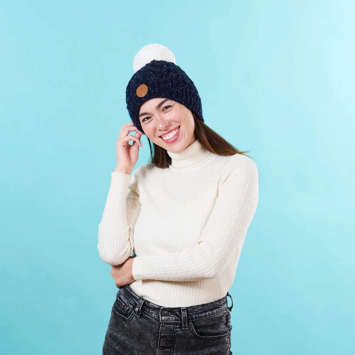Beanie Brick Lane Navy Poar - Cabaïa Europe - 