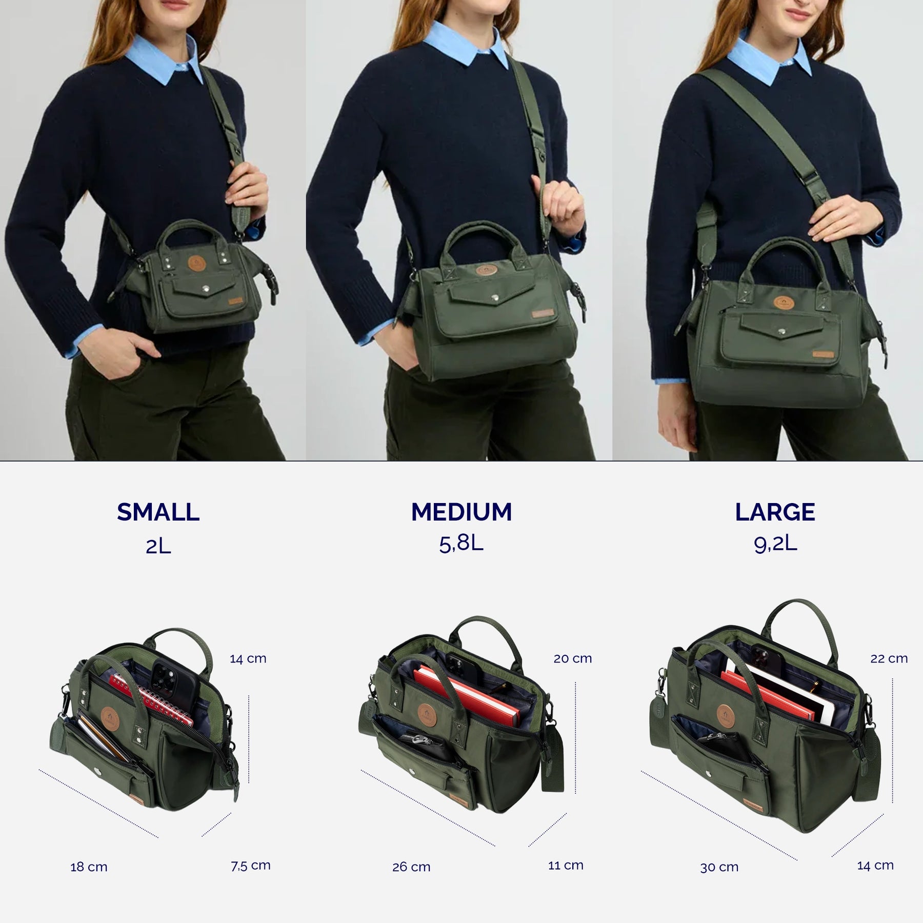 Adventurer Umhängetasche Crossbody M Fiji - Cabaïa Europe - 