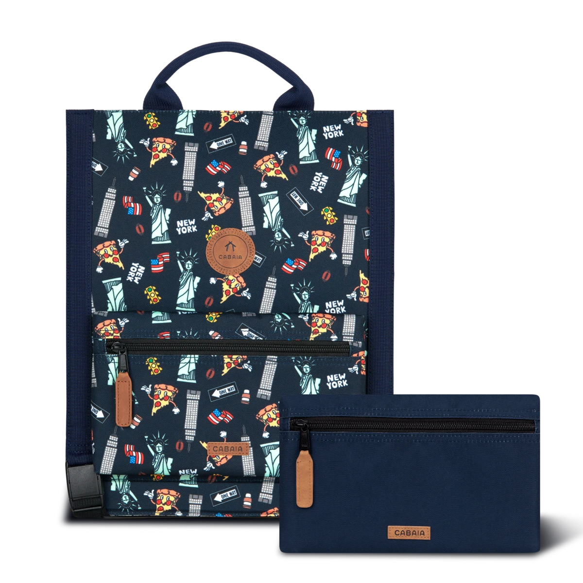 Flap School bag Discover Large Brooklyn - Cabaïa Europe - 
