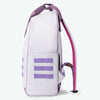old-school-purple-medium-20l-recycled-backpack-closed-side-view