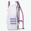 old-school-purple-medium-20l-recycled-backpack-opened-side-view