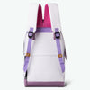 old-school-purple-medium-20l-recycled-backpack-back-view-with-straps-up-suitcase-attachment