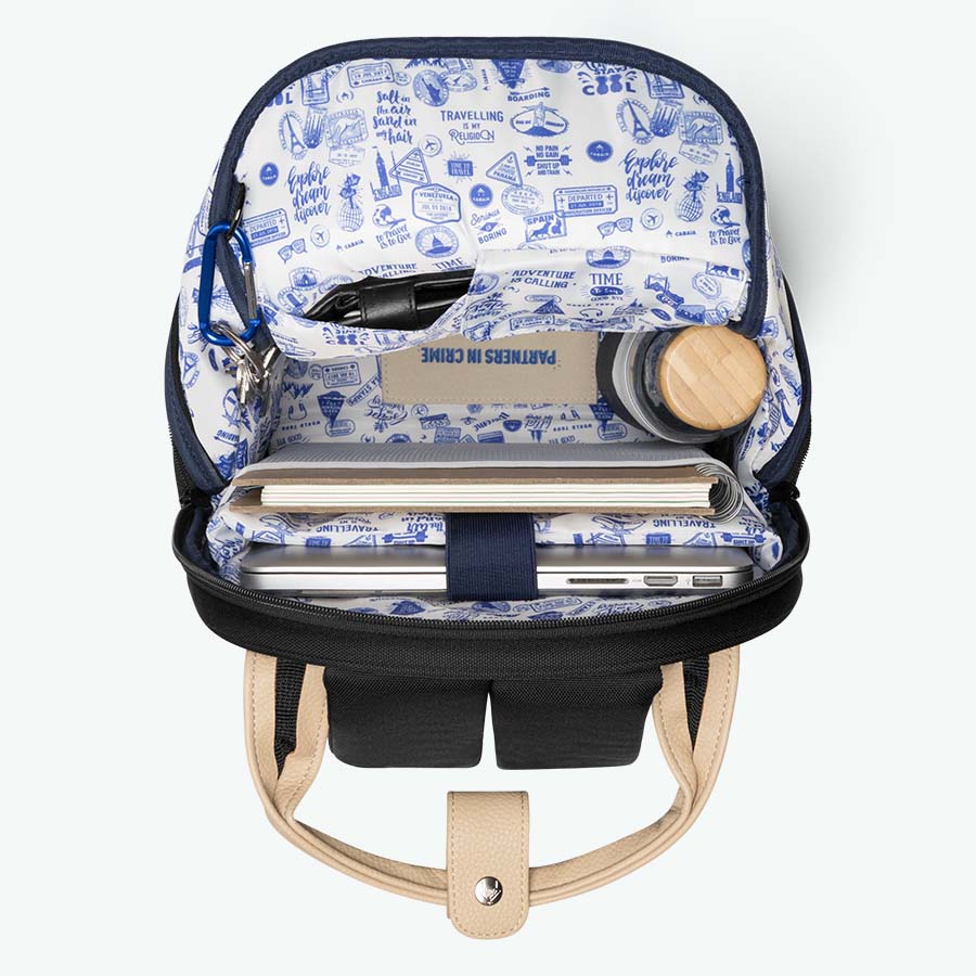 Old school black - Medium - Backpack - Cabaïa Europe - 