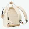 adventurer-cream-mini-12l-backpack-back-three-quarter-view-amovibles-straps