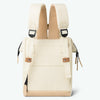 adventurer-cream-mini-12l-backpack-back-view-with-straps-up-suitcase-attachment