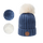 Kir Royal Marineblauw met Fleece
