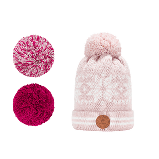 apple-pekin-pink-with-3-interchangeables-pompons-we-produced-cruelty-free-and-highly-colored-beanies-socks-backpacks-towels-for-men-women-kids-our-accesories-all-have-their-own-ingeniosity-to-discover