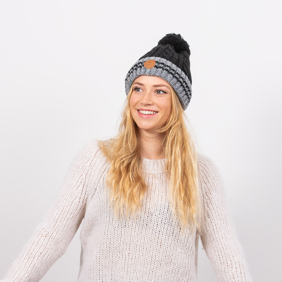 Beanie Creamy Gin New Black - Cabaïa Europe - 