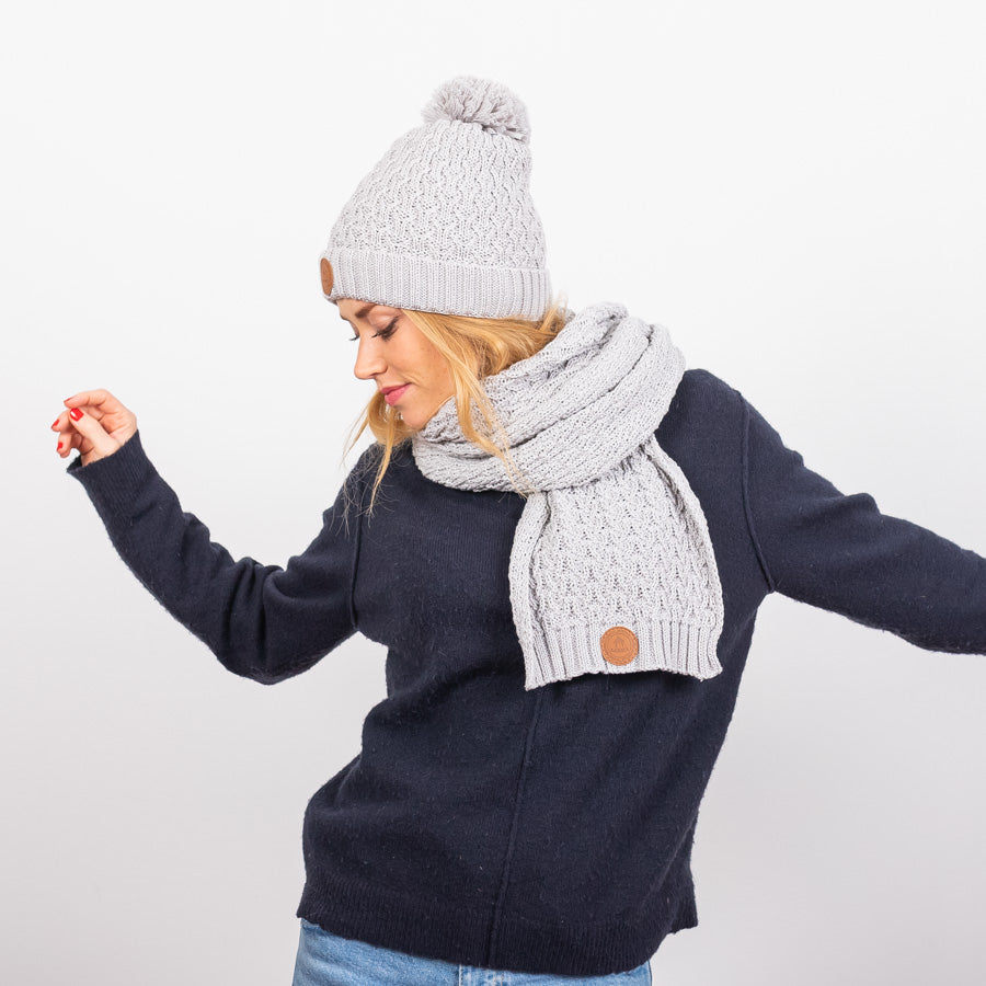 Scarf Pisco Sour Light Grey - Cabaïa Europe - 