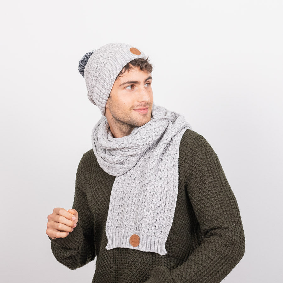 Scarf Pisco Sour Light Grey - Cabaïa Europe - 