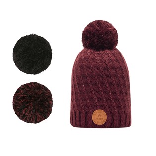chapman-burgundy-lurex-with-3-interchangeables-boobles-we-produced-cruelty-free-and-highly-colored-beanies-socks-backpacks-towels-for-men-women-kids-our-accesories-all-have-their-own-ingeniosity-to-discover
