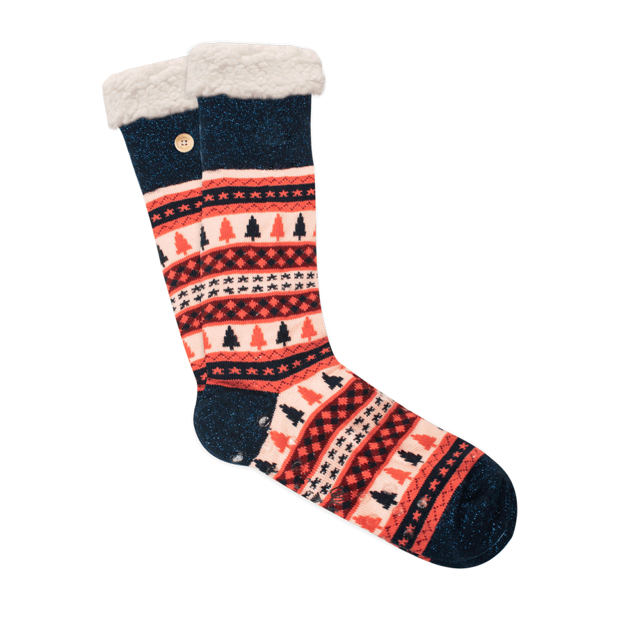 new-coline-enneigee-stuffed-socks-red