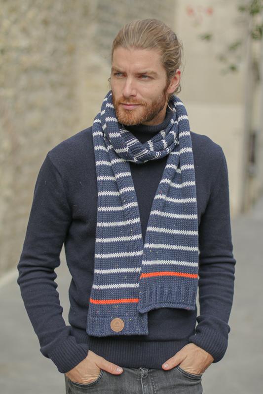 Écharpe Red Lion Navy - Cabaïa Europe - 