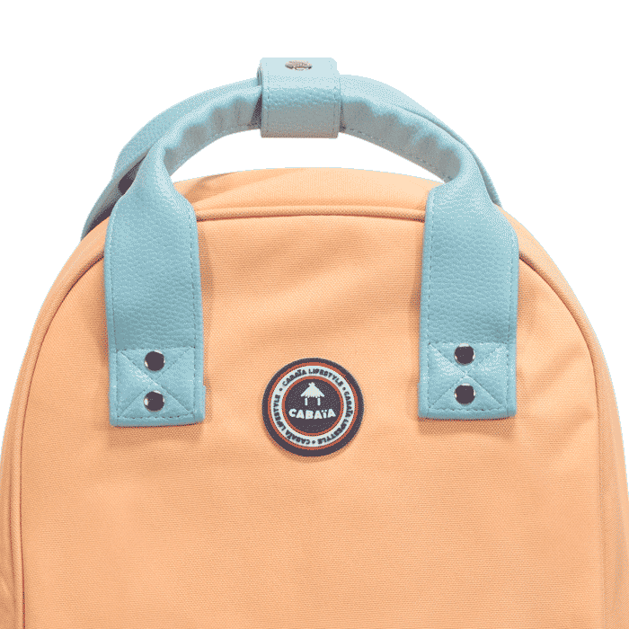 Old School orange - Backpack - Medium - No pocket - Cabaïa Europe - 