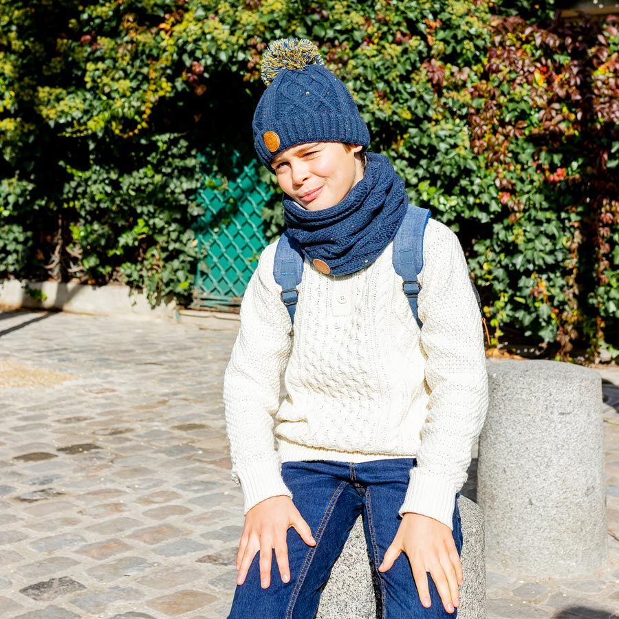 Beanie Jus de Pomme Navy Polar - Cabaïa Europe - 